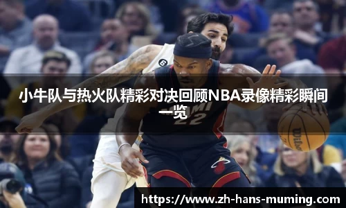 小牛队与热火队精彩对决回顾NBA录像精彩瞬间一览
